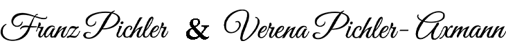 Unterschrift von Verena Axmann und Franz Stefan Pichler.